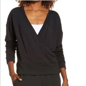 Zella Wrap Front Sweatshirt Size XS- runs large